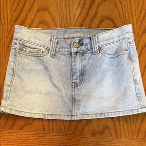 Brandy Melville Light Blue Denim Skirt